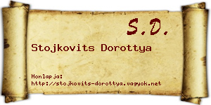 Stojkovits Dorottya névjegykártya